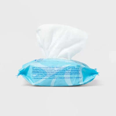 Up & Up Fragrance Free Ultra-Soft Makeup Remover Cleansing Towelettes - 25ct - Up&up™ 4 Up & Up Fragrance Free Ultra-Soft Makeup Remover Cleansing Towelettes - 25ct - Up&up™ - Image 2