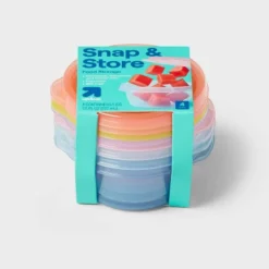 Up & Up Round Food Storage Container - 7.5oz/4pk - Up&up™ -Up&Up GUEST f78ab962 ac66 4705 9ee0 09786b6111a1