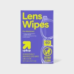 Up & Up Pre-Moistened Lens Wipes - 60ct - Up&up™ -Up&Up GUEST f8d3bdda e1c2 4159 acb5 fd3df9c41a3e