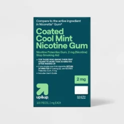 Up & Up Coated Nicotine 2mg Gum Stop Smoking Aid - Mint - 100ct - Up&up™ -Up&Up GUEST fb43184c 61e5 4ffd a5e1 f2396f23e627