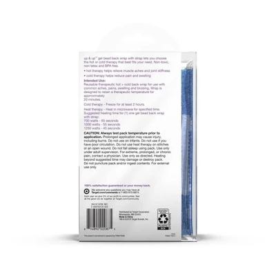 Hot+Cold Gel Bead Back Wrap With Strap - Up & Up™ 4 Hot+Cold Gel Bead Back Wrap With Strap - Up & Up™ - Image 2