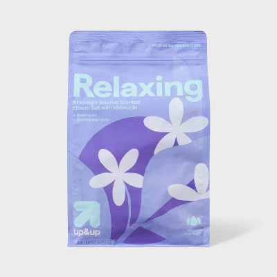 Up & Up Relaxing Epsom Salt - Moonlight Jasmine Scent With Melatonin - 48oz - Up&up™ 5 Up & Up Relaxing Epsom Salt - Moonlight Jasmine Scent With Melatonin - 48oz - Up&up™ - Image 3