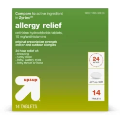 Up & Up Cetirizine Hydrochloride Allergy Relief Tablets - Up&up™ 15 Up & Up Cetirizine Hydrochloride Allergy Relief Tablets - Up&up™ -Up&Up GUEST ff4c95fe df9f 4764 8d0a 9c9f5075f11c